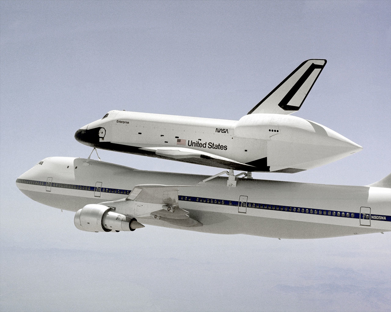 Space Shuttle Enterprise Takes Off for NYC on Final Flight